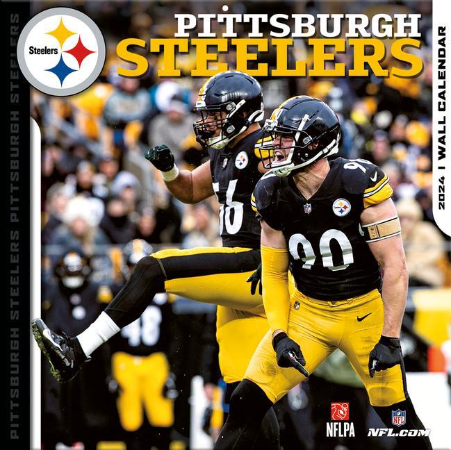 Календар/тефтер Pittsburgh Steelers 2024 12x12 Team Wall Calendar 