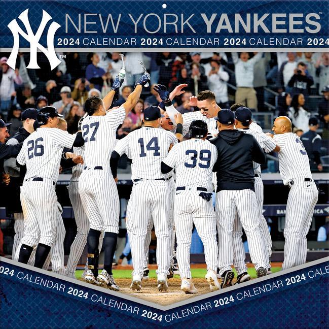 Naptár/Határidőnapló New York Yankees 2024 12x12 Team Wall Calendar 