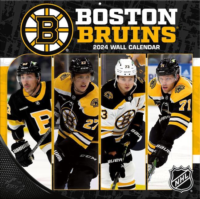 Календар/тефтер Boston Bruins 2024 12x12 Team Wall Calendar 