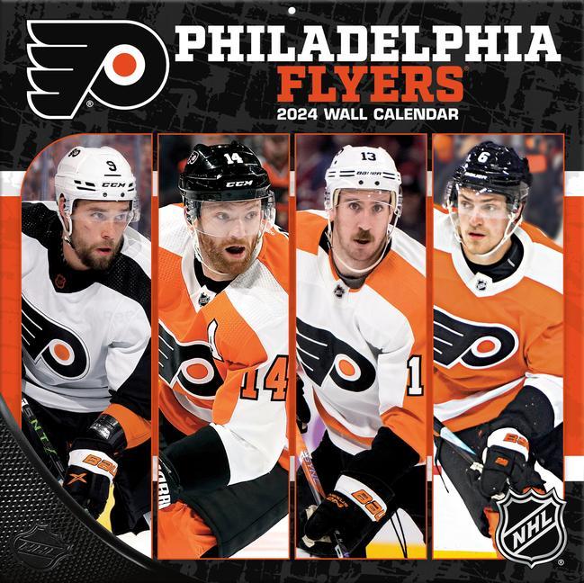 Kalendář/Diář Philadelphia Flyers 2024 12x12 Team Wall Calendar 