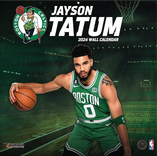 Календар/тефтер Boston Celtics Jayson Tatum 2024 12x12 Player Wall Calendar 