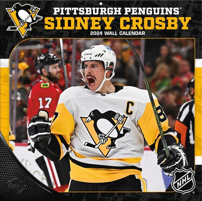 Календар/тефтер Pittsburgh Penguins Sidney Crosby 2024 12x12 Player Wall Calendar 