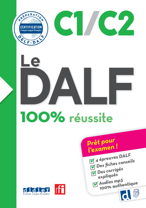Book Le DALF  - 100% réussite - C1 C2 2017 Lucile Chapiro