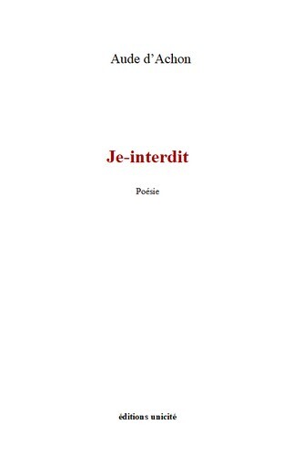 Knjiga Je-Interdit d’Achon