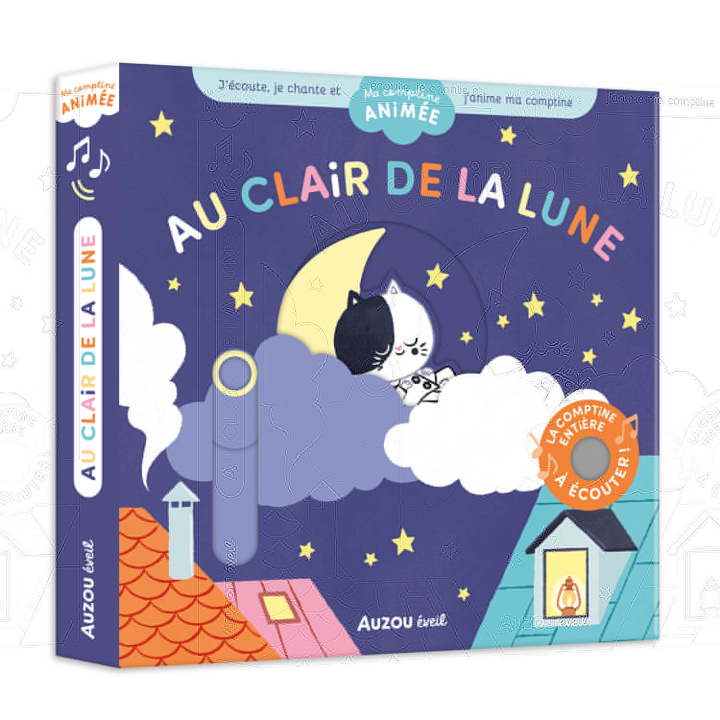 Knjiga MA COMPTINE ANIMÉE - AU CLAIR DE LA LUNE 