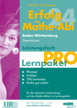 Könyv Erfolg im Mathe-Abi 2024 Lernpaket Leistungsfach 'Pro' Baden-Württemberg Gymnasium, 4 Teile Helmut Gruber