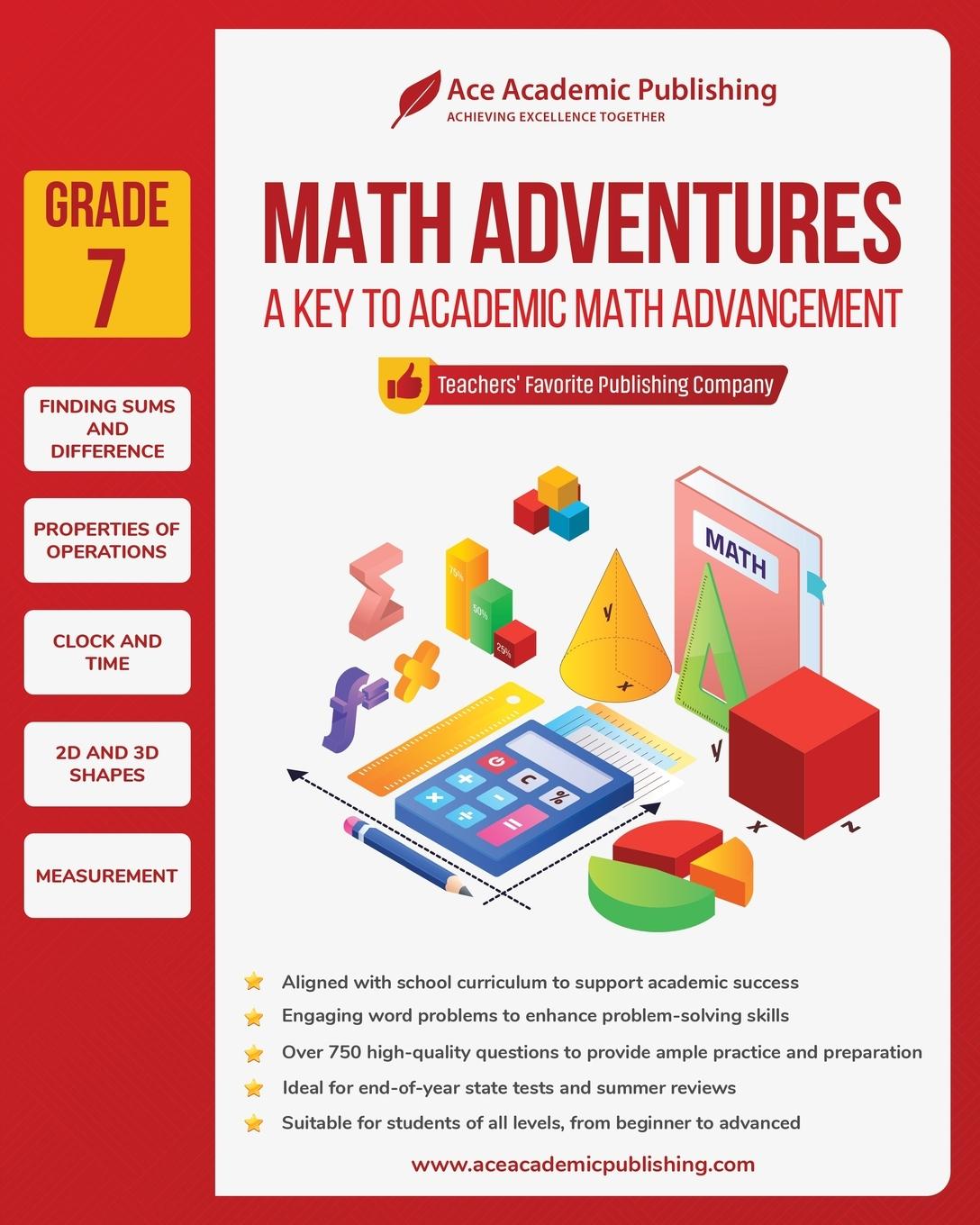 Kniha Math Adventures - Grade 7 Ace Academic Publishing