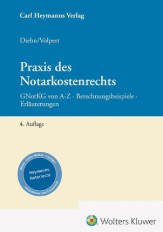 Könyv Praxis des Notarkostenrechts Joachim Volpert