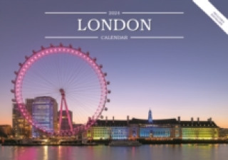 Kalendář/Diář London A5 Calendar 2024 