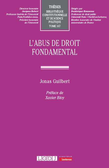 Книга L'abus de droit fondamental Guilbert