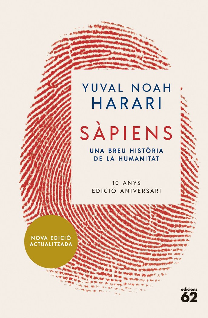 Book SAPIENS (10E ANIVERSARI) NOAH HARARI