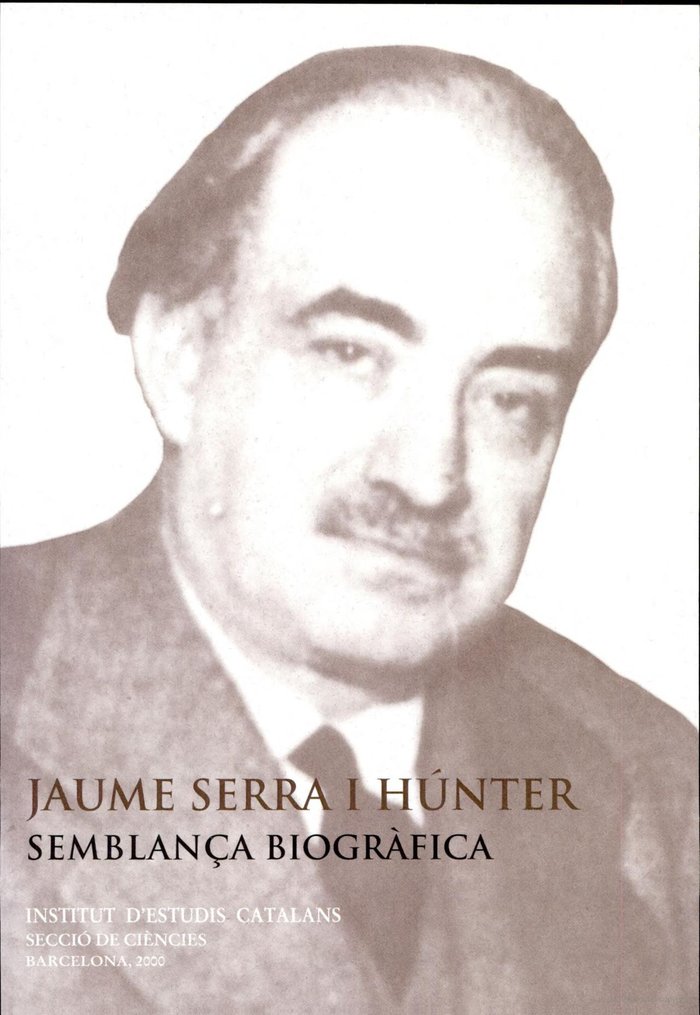 Knjiga JAUME SERRA I HUNTER, SEMBLANÇA BIOGRAFICA SALES I CODERCH