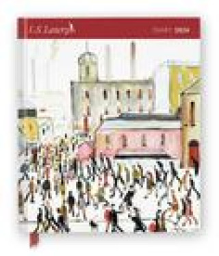 Calendar/Diary L.S. Lowry 2024 Desk Diary - Week to View, Illustrated on every page 