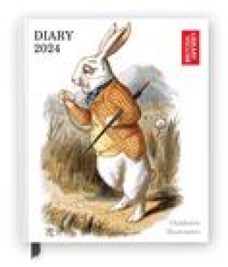 Naptár/Határidőnapló British Library: Children's Illustrators 2024 Desk Diary - Week to View, Illustrated on every page 