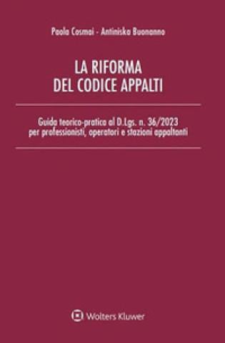 Knjiga riforma del codice appalti Antiniska Buonanno