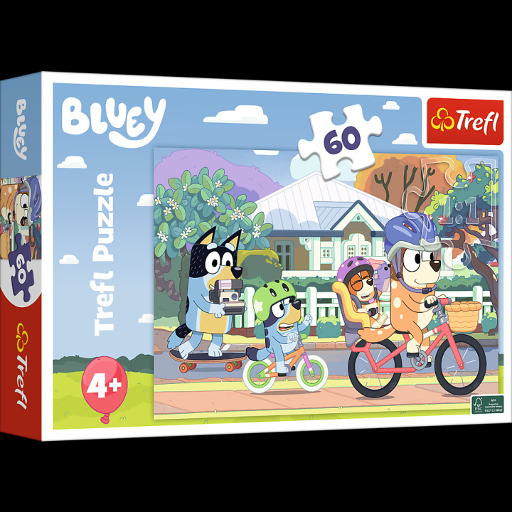 Carte Puzzle 60  Wesoły Bluey 17384 