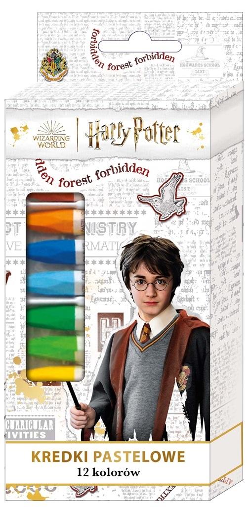 Kniha Kredki pastelowe jumbo 12 kolorów Harry Potter 
