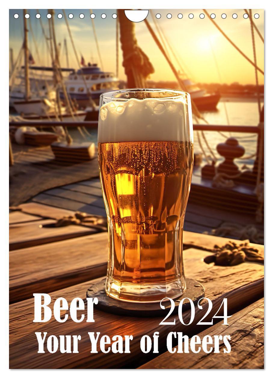 Calendar / Agendă Beer (Wall Calendar 2024 DIN A4 portrait), CALVENDO 12 Month Wall Calendar 