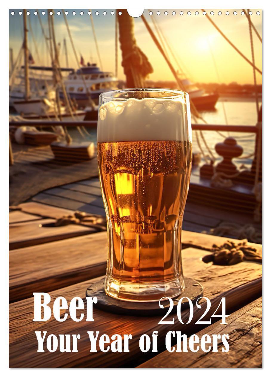 Calendar / Agendă Beer (Wall Calendar 2024 DIN A3 portrait), CALVENDO 12 Month Wall Calendar 