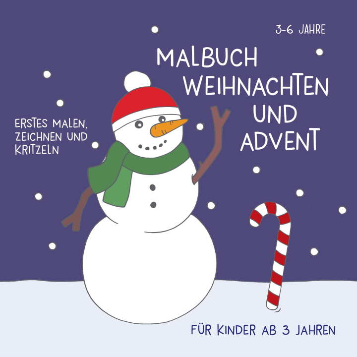 Carte Malbuch Weihnachten & Advent für Kinder ab 3 Jahren 