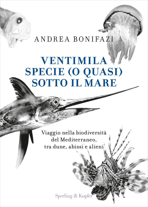 Carte Ventimila specie (o quasi) sotto il mare. Viaggio nella biodiversità del Mediterraneo, tra dune, abissi e alieni Andrea Bonifazi