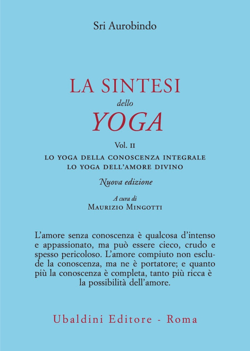 Könyv sintesi dello yoga Aurobindo (sri)