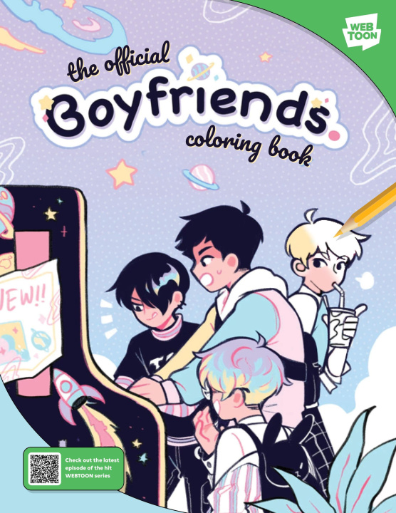 Carte Official Boyfriends Coloring Book refrainbow