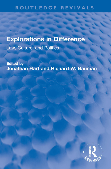 Knjiga Explorations in Difference Jonathan Hart