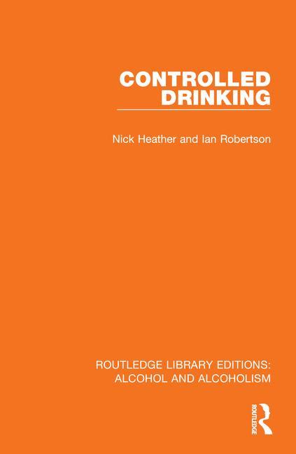 Buch Controlled Drinking Nick Heather