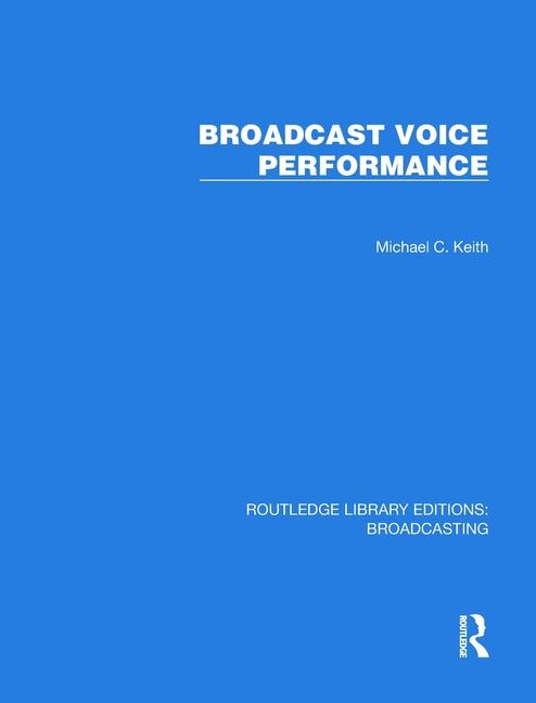 Boek Broadcast Voice Performance Keith