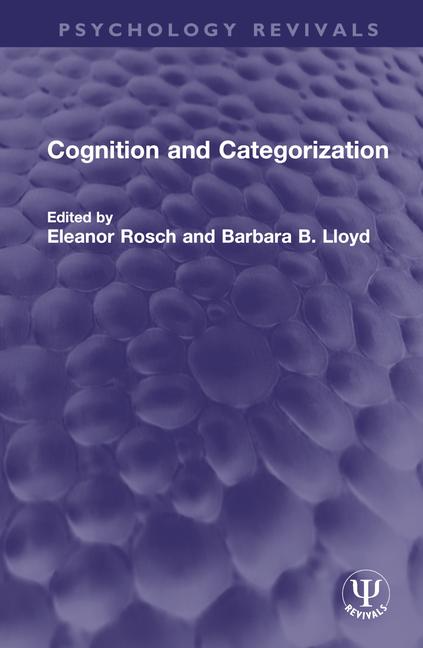 Knjiga Cognition and Categorization Eleanor Rosch
