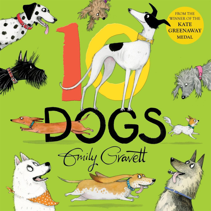 Knjiga 10 Dogs Emily Gravett