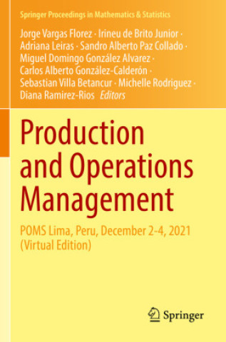 Könyv Production and Operations Management Jorge Vargas Florez