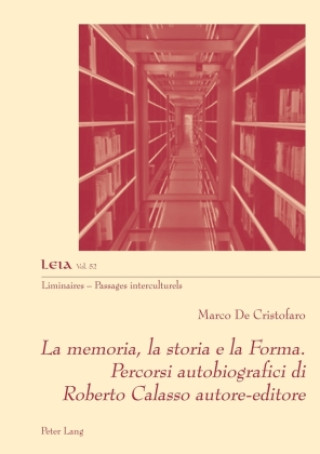 Libro Memorialistica editoriale Marco De Cristofaro