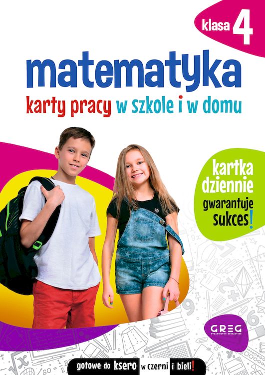 Könyv Matematyka. Karty pracy w szkole i w domu klasa 4. Wydanie 2023 