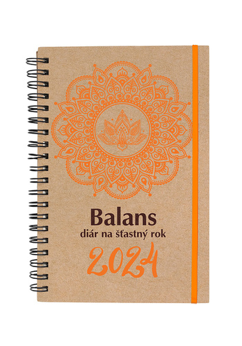 Kalendář/Diář Balans diár na šťastný rok 2024 Katarína Olejárová