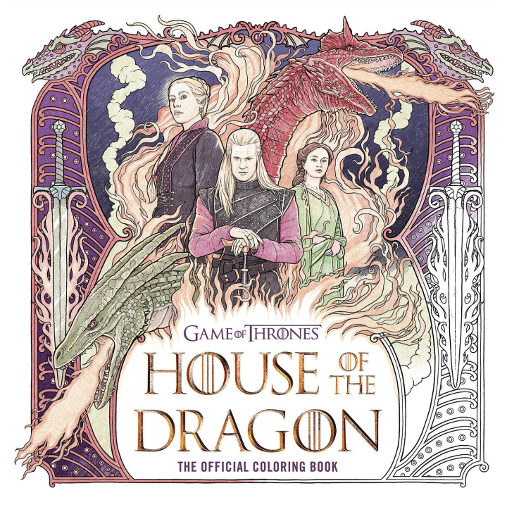 Knjiga House of the Dragon: The Official Coloring Book 