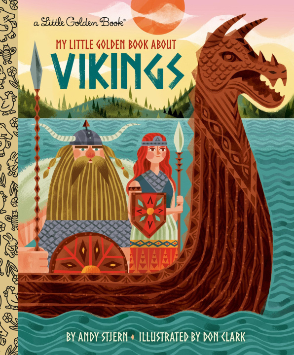 Knjiga My Little Golden Book about Vikings Don Clark
