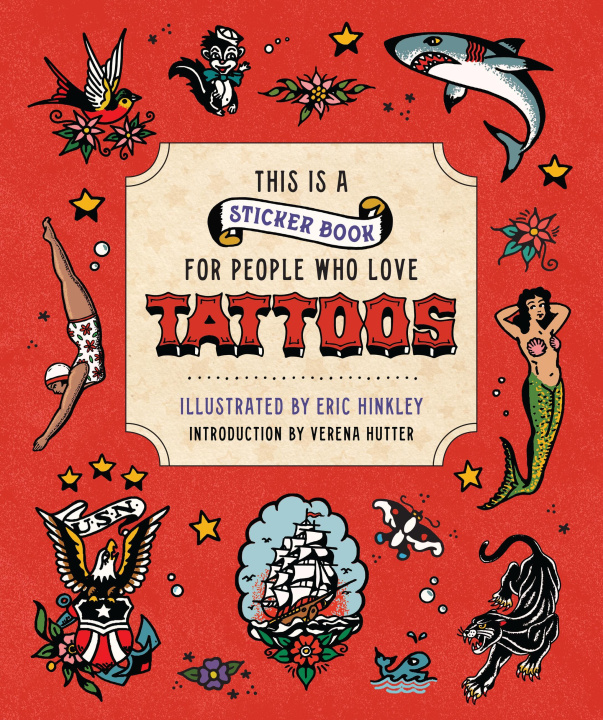Kniha This Is a Sticker Book for People Who Love Tattoos Eric Hinkley