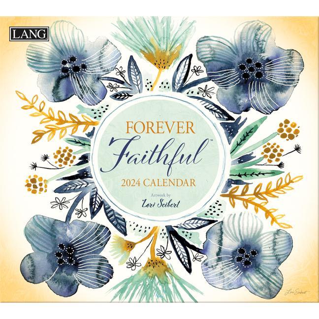 Naptár/Határidőnapló Forever Faithful 2024 Wall Calendar 