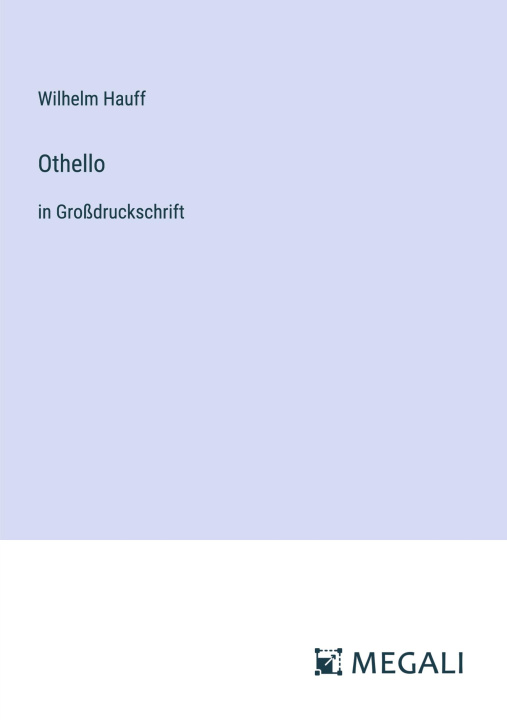 Livro Othello Wilhelm Hauff