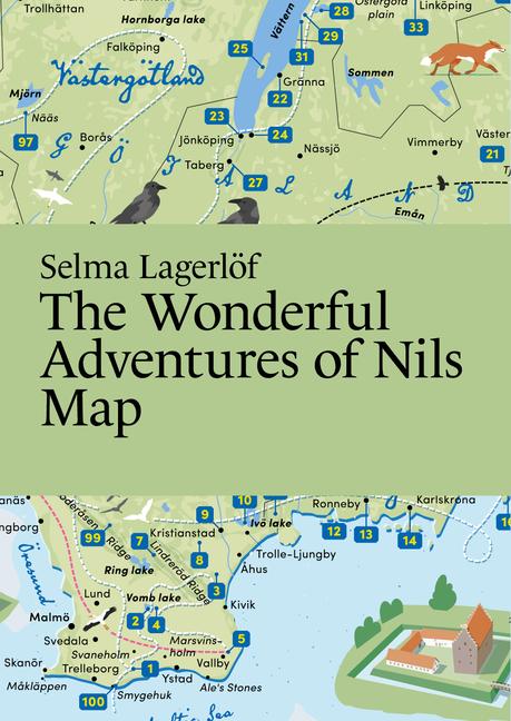 Knjiga Selma Lagerlöf, the Wonderful Adventures of Nils Map 