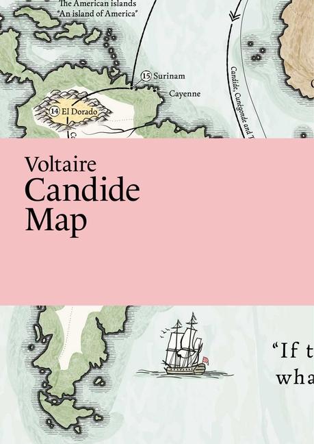 Kniha Voltaire, Candide Map Thelander