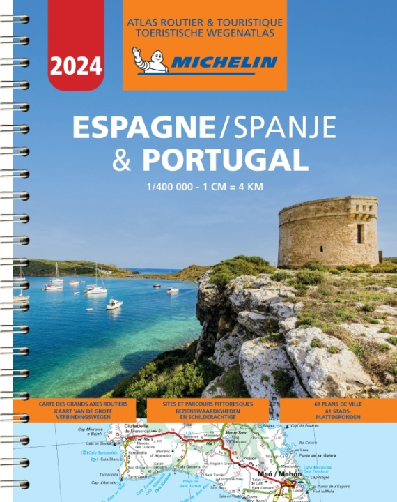 Książka Espagne & Portugal 2024 - Atlas Routier et Touristique 