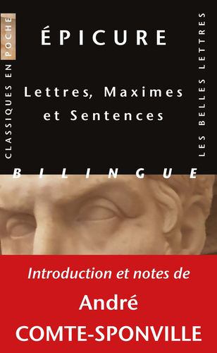 Knjiga Lettres, maximes et sentences Épicure