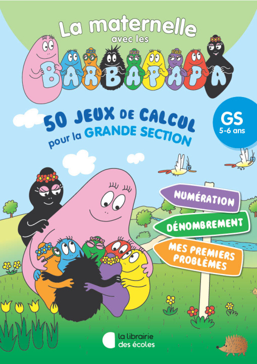 Книга 50 jeux pour compter avec les Barbapapa - GS (2024) 
