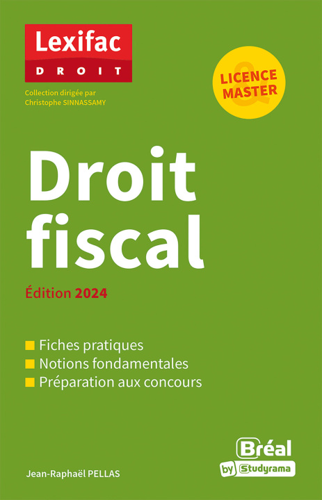 Kniha Droit fiscal 2024 Pellas