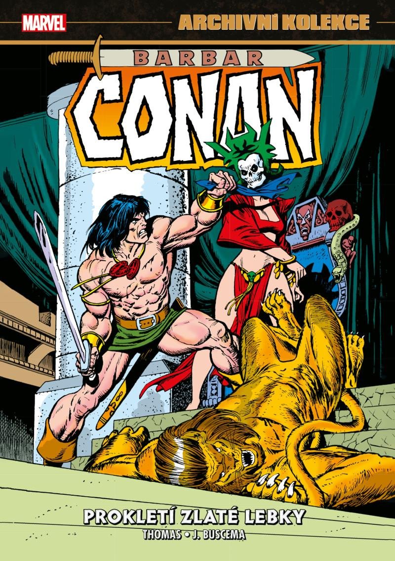 Carte Archivní kolekce Barbar Conan 3 - Prokletí zlaté lebky Roy Thomas