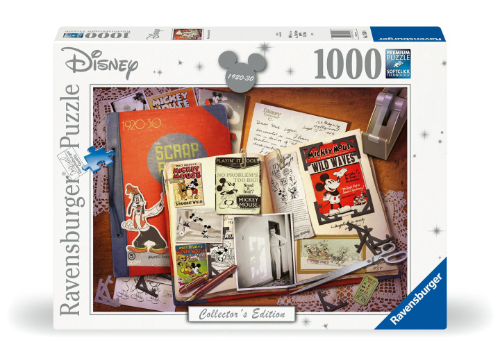 Gra/Zabawka Ravensburger Puzzle 17582 - 1930 Mickey Anniversary - 1000 Teile Disney Puzzle für Erwachsene und Kinder ab 14 Jahren 