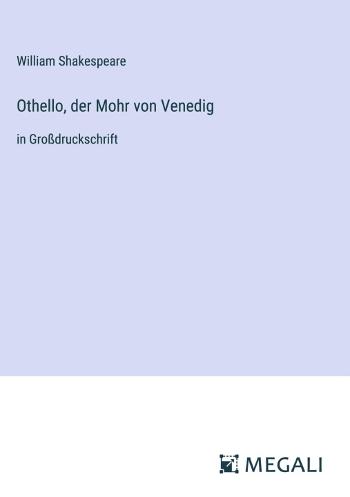 Könyv Othello, der Mohr von Venedig 